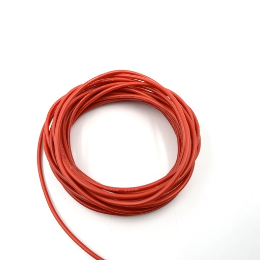 [10003524] Silicone wire 18AWG, red 1m (150x0.08 mm)